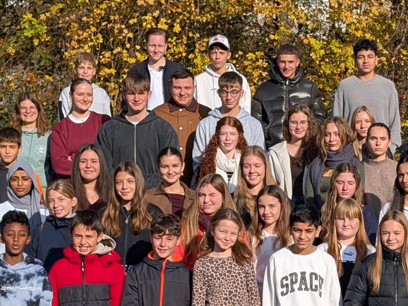 Gruppenfoto der ganzen SMV, also aller Klassensprecher und Klassensprecherinnen