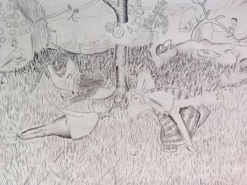 Nachzeichnung eines Bruegel